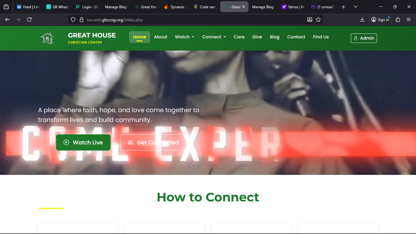 GHCC WEBSITE PROJECT